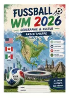 Vorschau - Arbeitsblätter - Fußball Weltmeisterschaft 2026 - Arbeitsmappe - Deckblatt