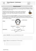 Vorschau - Arbeitsblätter - Potentiometer - M - Niveau + LSG - Deckblatt