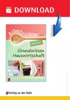 Vorschau - Stundenentwürfe - Arbeitsblätter Grundwissen Hauswirtschaft: Überarbeitete Neuauflage 2021 - Seite 1
