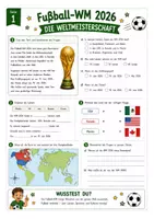Vorschau - Arbeitsblätter - Fußball-WM 2026 - Arbeitsheft für die Grundschule - Seite 1