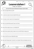 Vorschau - Arbeitsblätter - Fußball WM 2026 Deutsch: Leseverstehen Klasse 4, 5, 6 - Seite 2