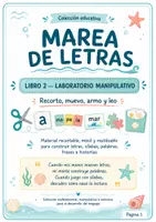 Vista previa - Hojas de trabajo - Marea_de_Letras_Libro_2_Material manipulativo para aprender a leer y escribir - página 1