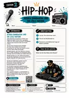 Vorschau - Arbeitsblätter - Hip-Hop Stationenlernen - Seite 2