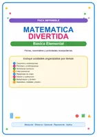 Vista previa - Hojas de trabajo - Matematica_Divertida_Basica_Elemental_ - página 1