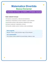Vista previa - Hojas de trabajo - Matematica_Divertida_Basica_Elemental_ - página 2
