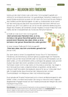 Vorschau - Arbeitsblätter - iruBildung_AB-5-6_Islam - Religion des Friedens - Seite 1
