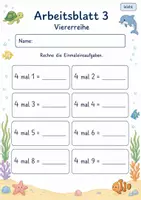 Vorschau - Arbeitsblätter - Einmaleins Klasse 2 | Mathematik Klasse 2 | 7 Arbeitsblätter als PDF - Seite 3