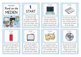 Vorschau - Arbeitsblätter - Medien - Lesespiel (3./4./5. Klasse) - Seite 1