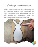 Vorschau - Stundenentwürfe - Osterhasen basteln mit Wolle für Klasse 2 und 3 | Ostern und Frühling im Kunstunterricht · Bastelprojekt - Seite 1