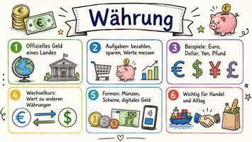 Vorschau - Arbeitsblätter - Lernposter + Arbeitsblätter zum Thema "Währung" + Lösung & MP3 + Mindmap + Infografik - Seite 2