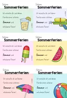 Vorschau - Mal- und Bastelvorlagen - Feriengruß - Sommerferien - Seite 2