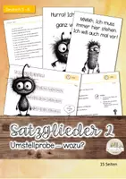Vorschau - Stundenentwürfe - Materialpaket: Satzglieder - Seite 1