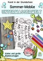 Vorschau - Stundenentwürfe - Bastelpaket Kunst Sommer (4 Bastelvorlagen) - Seite 1