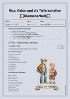 Vorschau - Test - Klassenarbeit Deutsch: Rico, Oskar und die Tieferschatten - Seite 1