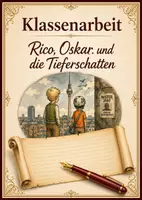 Vorschau - Test - Klassenarbeit Deutsch: Rico, Oskar und die Tieferschatten - Deckblatt