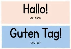 Vorschau - Poster - Aushang Begrüßung auf verschiedenen Sprachen - Seite 2