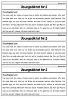 Vorschau - Arbeitsblätter - Diktate Grundwortschatz (20 Stück) - Seite 2