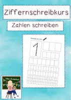 Vorschau - Arbeitsblätter - Ziffern schreiben - Deckblatt