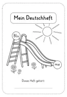 Vorschau - Arbeitsblätter - Übungsheft 1. Klasse / DaZ (Silben- und Wortebene) - Seite 1