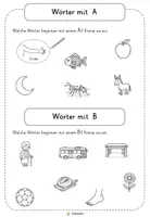 Vorschau - Arbeitsblätter - Übungsheft 1. Klasse / DaZ (Silben- und Wortebene) - Seite 3