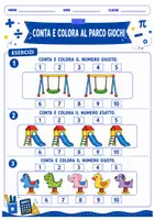 anteprima - Esercizi - Conta e colora classe prima - Pagina 3