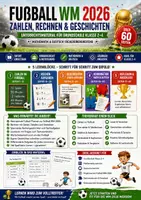 Vorschau - Unterrichtsreihen - Fußball WM 2026 – Zahlen, Rechnen & Geschichten für die Grundschule - Deckblatt
