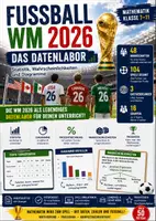 Vorschau - Unterrichtsreihen - Fußball WM 2026 – Das Datenlabor: Statistik, Wahrscheinlichkeiten & Diagramme für den Mathematikunterricht - Deckblatt