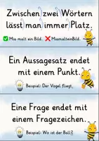 Vorschau - Poster - KOSTENLOS | Erste Sätze schreiben | Merkplakate | Deutsch Klasse 1–2 - Seite 2