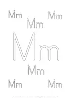 Vorschau - Stationenlernen - Druckschrift lernen, Buchstaben und -verbindungen nachspuren - Seite 3