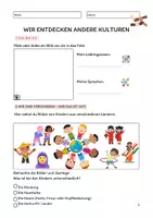 Vorschau - Unterrichtsreihen - Sprachen und Kulturen entdecken - Steckbrief ab Klasse 2 - Deckblatt