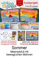 Vorschau - Mal- und Bastelvorlagen - Kunst | Sommer - Deckblatt