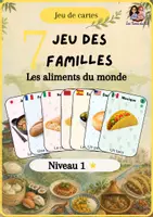 Aperçu - Apprentissages en autonomie - 7 familles "Les aliments du monde" (niveau 1) - Page de couverture