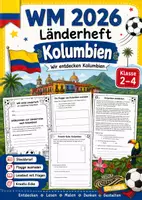 Vorschau - Mal- und Bastelvorlagen - Kolumbien - Deckblatt