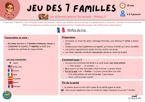 Aperçu - Apprentissages en autonomie - 7 familles "Les aliments du monde" (niveau 3) - Page 2
