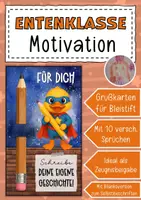 Vorschau - Anderer Materialtyp - Abschiedsgeschenk Entenklasse Klassentier Ente - Deckblatt