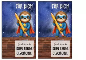 Vorschau - Anderer Materialtyp - Abschiedsgeschenk Faultierklasse Klassentier Faultier - Seite 2