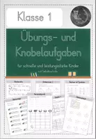 Vorschau - Arbeitsblätter - Übungs- und Knobelaufgaben: Klasse 1 - Deckblatt