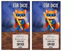 Vorschau - Anderer Materialtyp - Abschiedsgeschenk Fuchsklasse Klassentier Fuchs - Seite 3