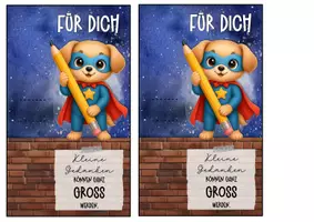 Vorschau - Anderer Materialtyp - Abschiedsgeschenk Hundeklasse Klassentier Hund - Seite 3