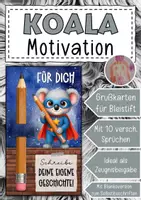 Vorschau - Anderer Materialtyp - Abschiedsgeschenk Koalaklasse Klassentier Koala - Deckblatt
