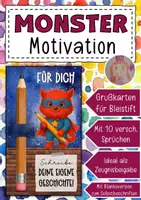 Vorschau - Anderer Materialtyp - Abschiedsgeschenk Monsterklasse Klassenmaskotten Monster - Deckblatt