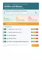 Vorschau - Arbeitsblätter - Mathematik 5 Mittelschule - Größen und Messen - Deckblatt