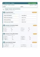 Vorschau - Arbeitsblätter - Mathematik 5 Mittelschule - Größen und Messen - Seite 1