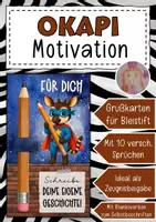 Vorschau - Anderer Materialtyp - Abschiedsgeschenk Okapiklasse Klassentier Okapi - Deckblatt
