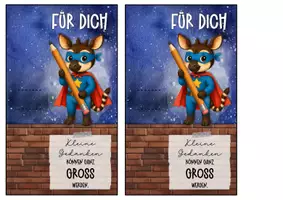 Vorschau - Anderer Materialtyp - Abschiedsgeschenk Okapiklasse Klassentier Okapi - Seite 3