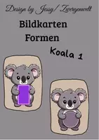 Vorschau - Bildkarten - Bildkarten Formen Koala 1 - Deckblatt