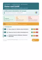 Vorschau - Arbeitsblätter - Mathematik 5 Mittelschule - Daten und Zufall - Deckblatt