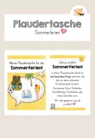 Vorschau - Anderer Materialtyp - Plaudertasche: Sommerferien - Deckblatt