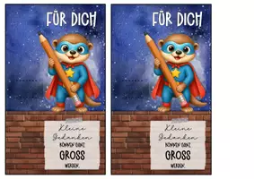 Vorschau - Anderer Materialtyp - Abschiedsgeschenk Otterklasse Klassentier Otter - Seite 3