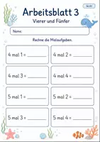 Vorschau - Arbeitsblätter - Kleines Einmaleins | Mathematik Klasse 2 | 7 Arbeitsblätter als PDF - Seite 3